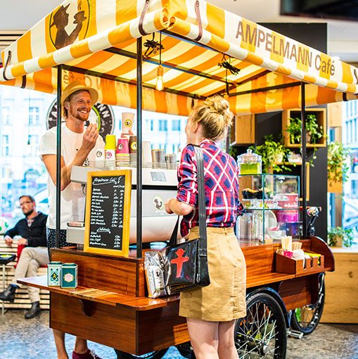 Das Kaffee-Rad im Unter den Linden Shop