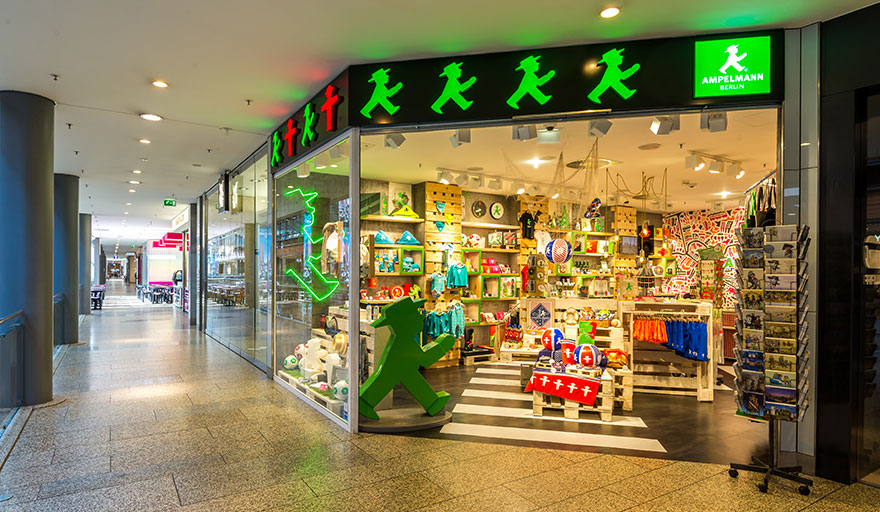 AMPELMANN Berlin Souvenir Shop am Potsdamer Platz