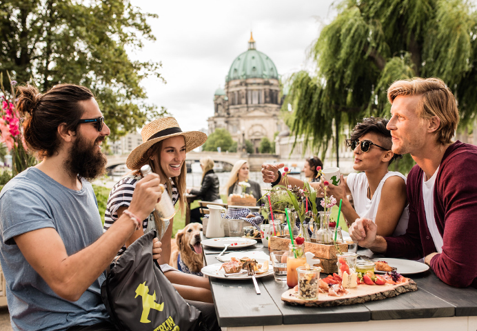 AMPELMANN Restaurant und Strandbar in Berlin Mitte - Ausblick