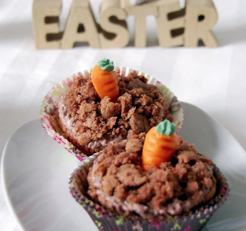 Karotten-Walnuss-Muffins