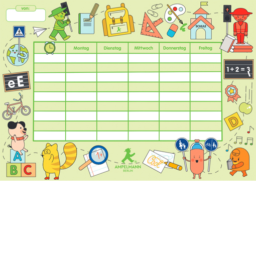 Stundenplan Freebie